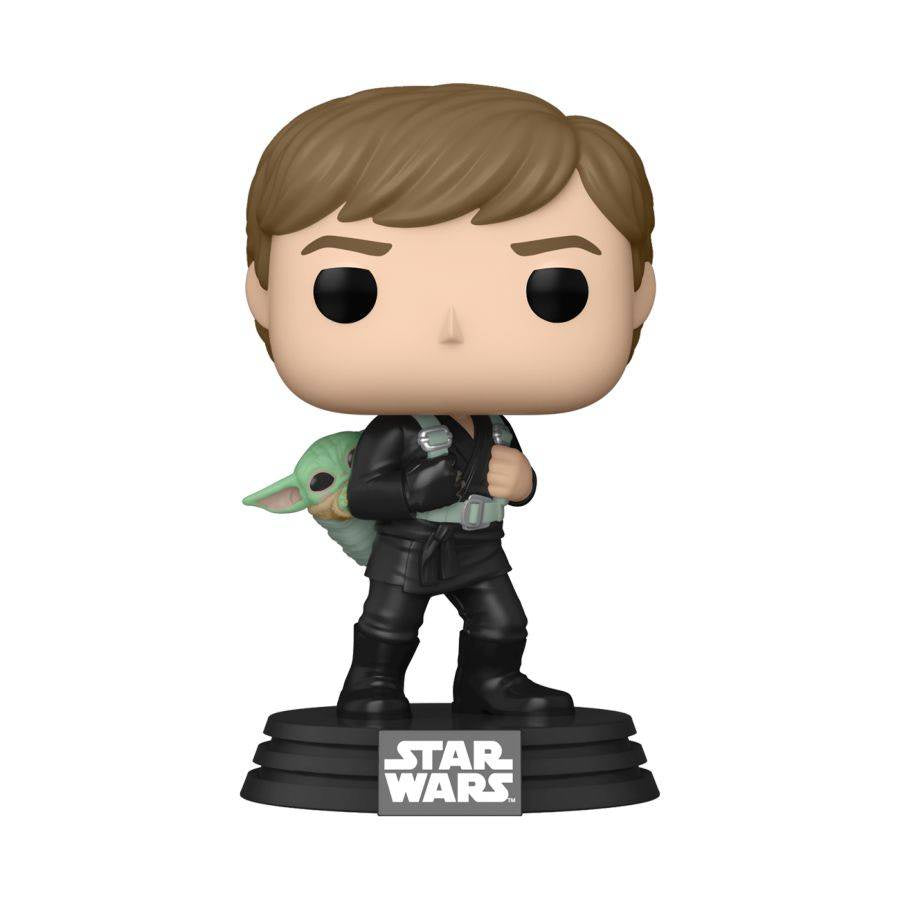 POP! STAR WARS BOOK OF BOBA FETT: LUKE SKYWALKER W/ GROGU