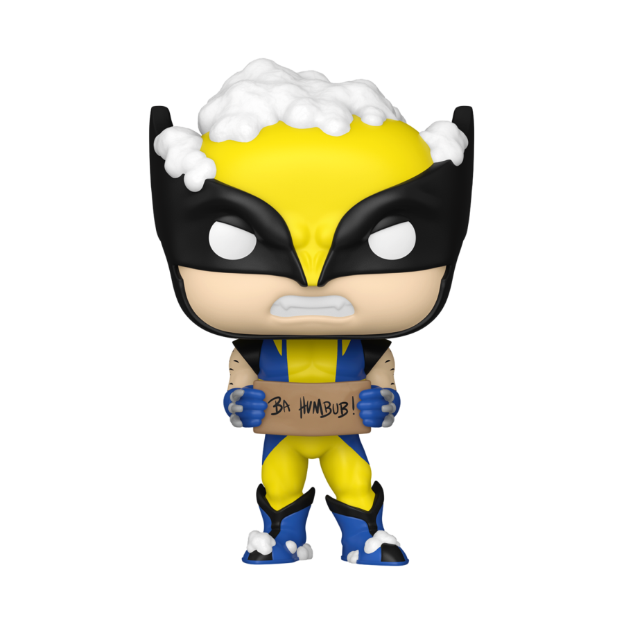 POP! MARVEL: WOLVERINE W/ SIGN HOLIDAY