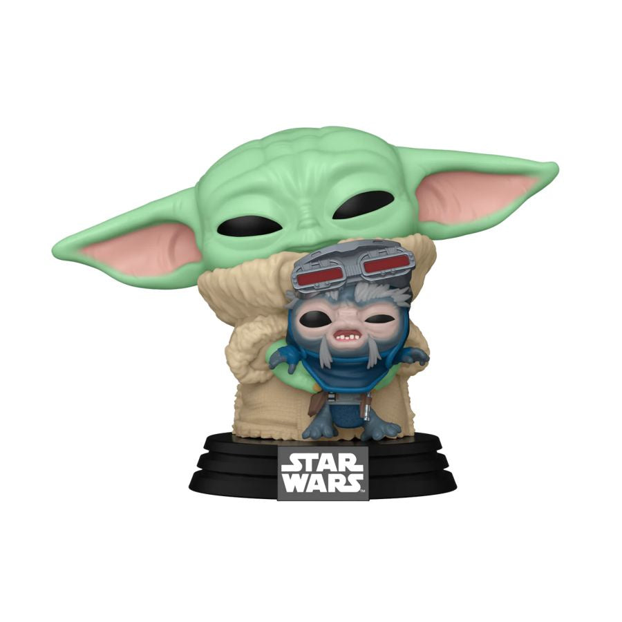 POP! STAR WARS MANDALORIAN: GROGU W/ DROIDSMITH
