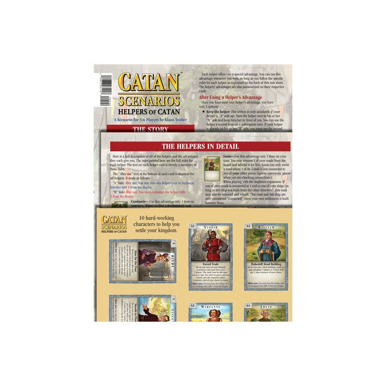 CATAN SCENARIOS: HELPERS OF CATAN