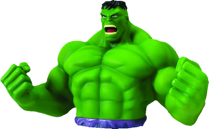 INCREDIBLE HULK BUST BANK
