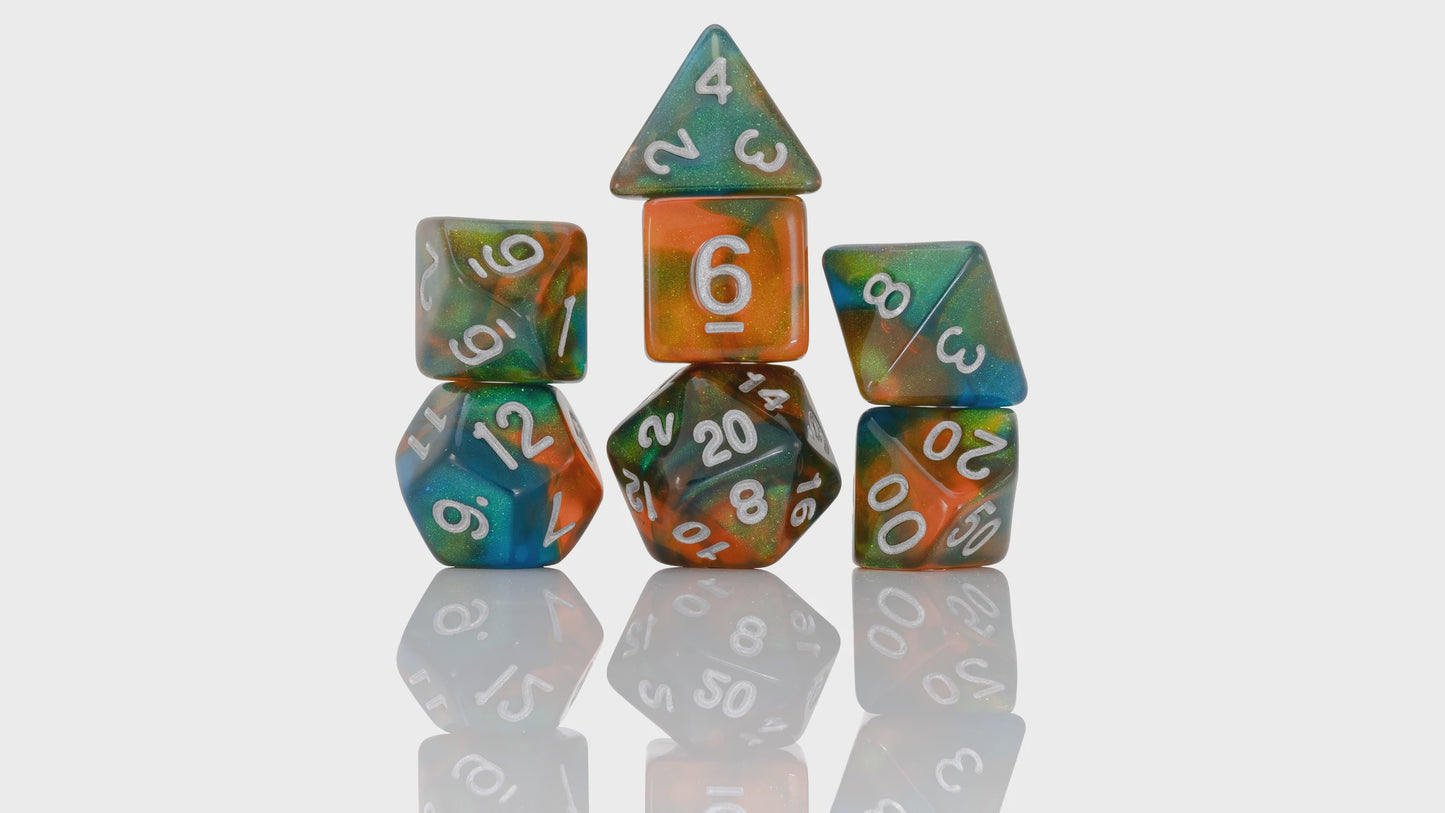 SIRIUS DICE SET - PERSIMMON PUNCH