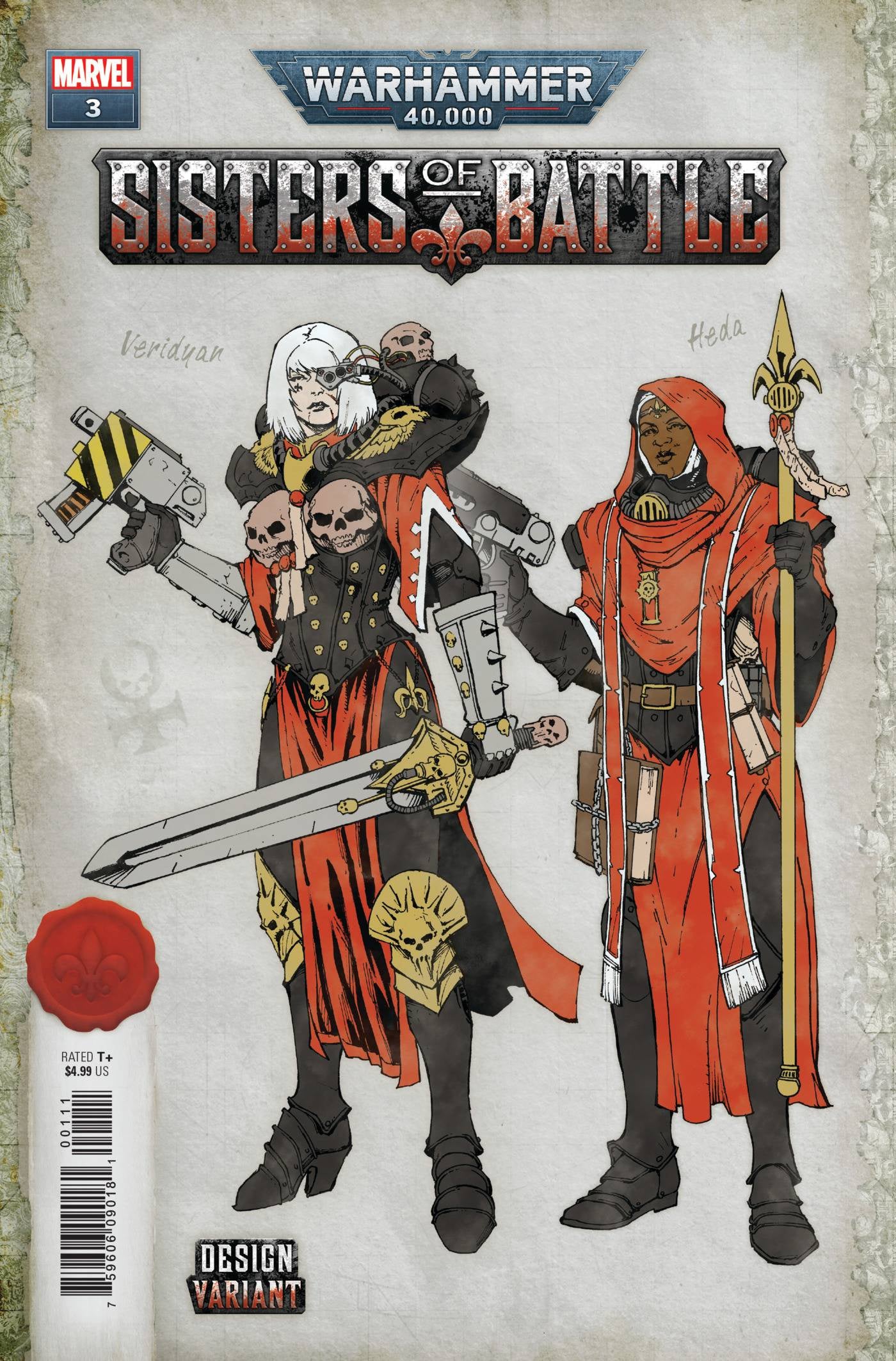 WARHAMMER 40K SISTERS BATTLE #3 (OF 5) SALAZAR DESIGN VARIANT