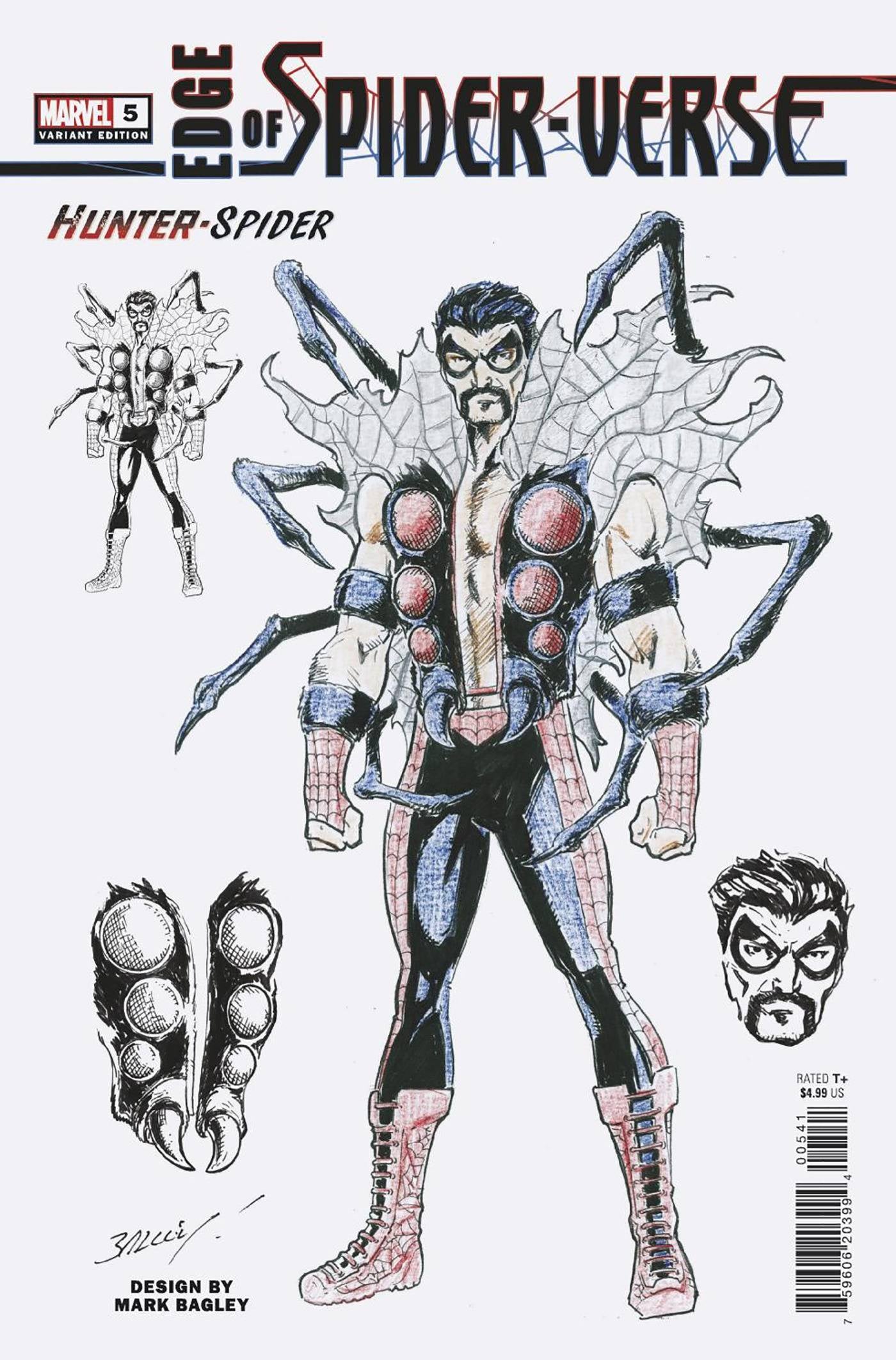 EDGE OF SPIDER-VERSE #5 BAGLEY DESIGN VARIANT