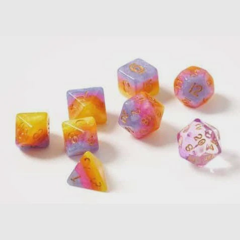 SIRIUS DICE SET - TAHITIAN SUNSET