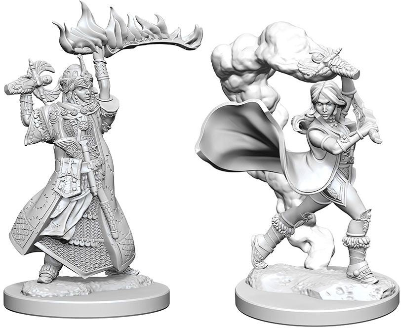 PATHFINDER BATTLES DEEP CUTS UNPAINTED MINI: HUMAN FEMALE CLERIC