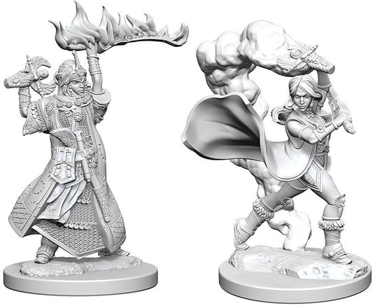 PATHFINDER BATTLES DEEP CUTS UNPAINTED MINI: HUMAN FEMALE CLERIC
