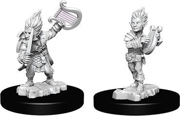 PATHFINDER BATTLES DEEP CUTS UNPAINTED MINI: GNOME MALE BARD