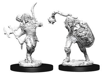 PATHFINDER BATTLES DEEP CUTS UNPAINTED MINI: ELF MALE FIGHTER