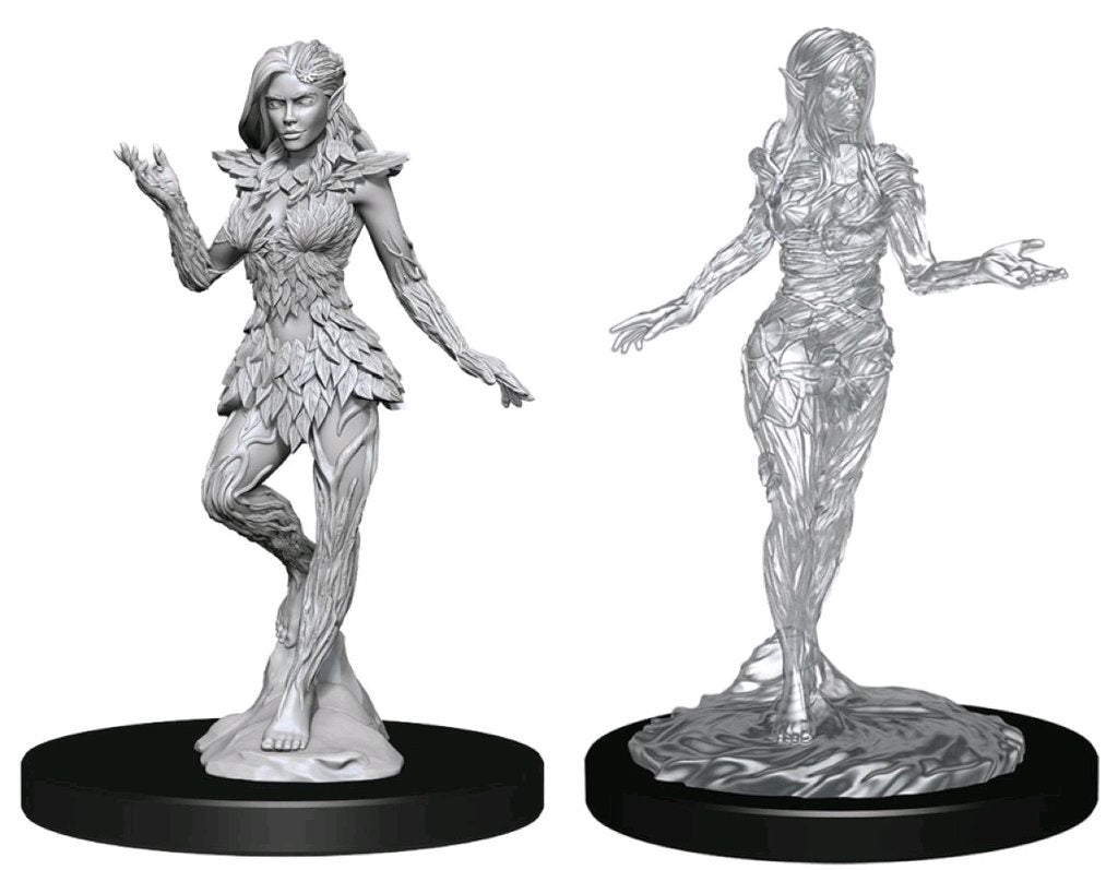 PATHFINDER BATTLES DEEP CUTS UNPAINTED MINI: NYMPH AND DRYAD