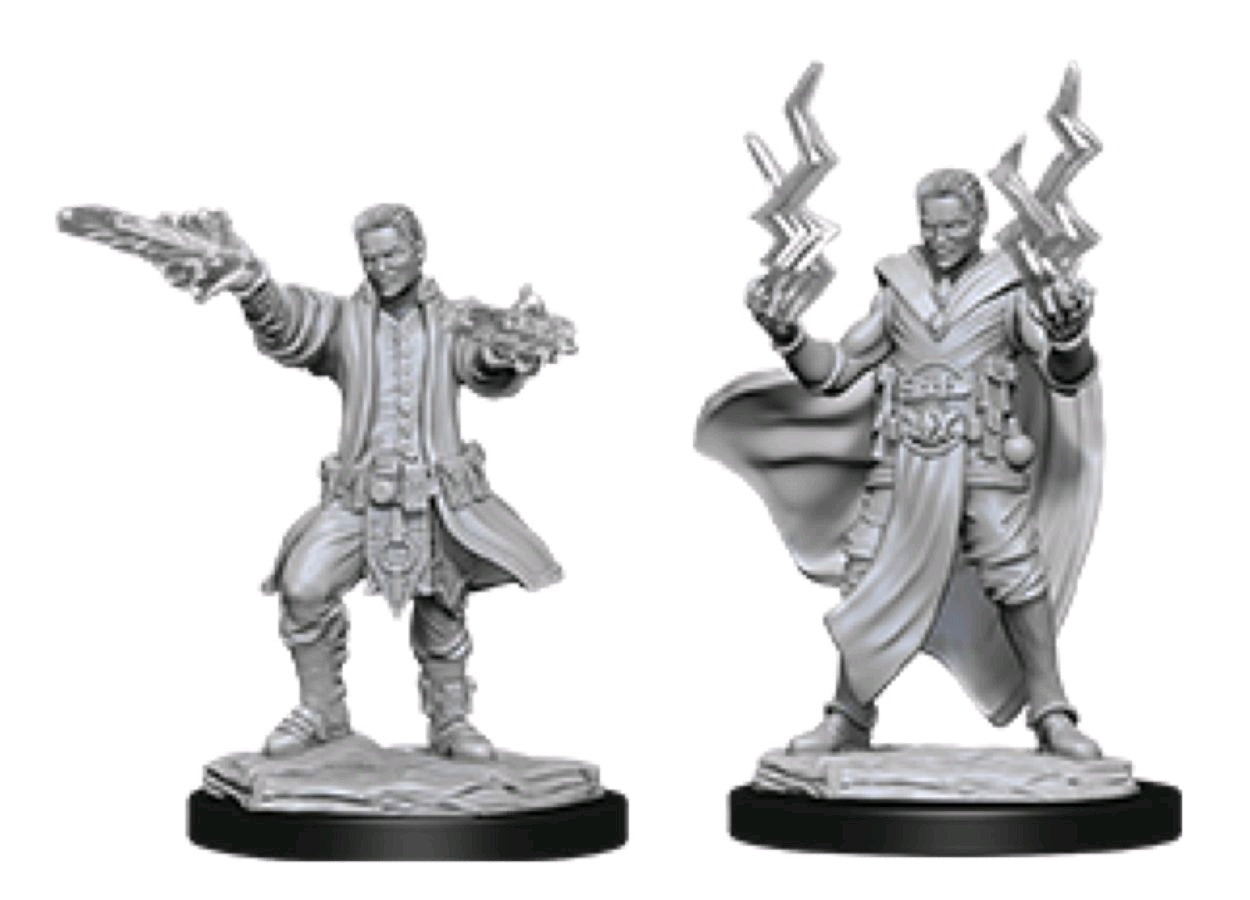 DUNGEONS & DRAGONS NOLZUR'S MARVELOUS UNPAINTED MINI: HUMAN SORCERER (MALE) #2
