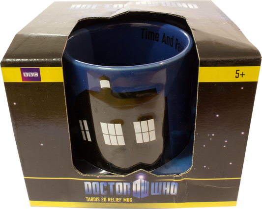 DOCTOR WHO TARDIS 2D RELIEF MUG