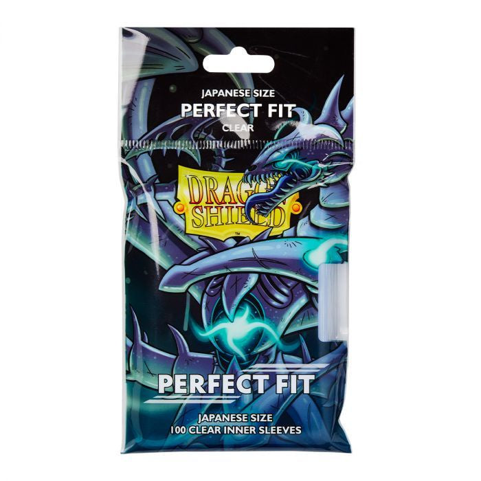 DRAGON SHIELD SMALL SIZE SLEEVES PERFECT FIT 100PK CLEAR