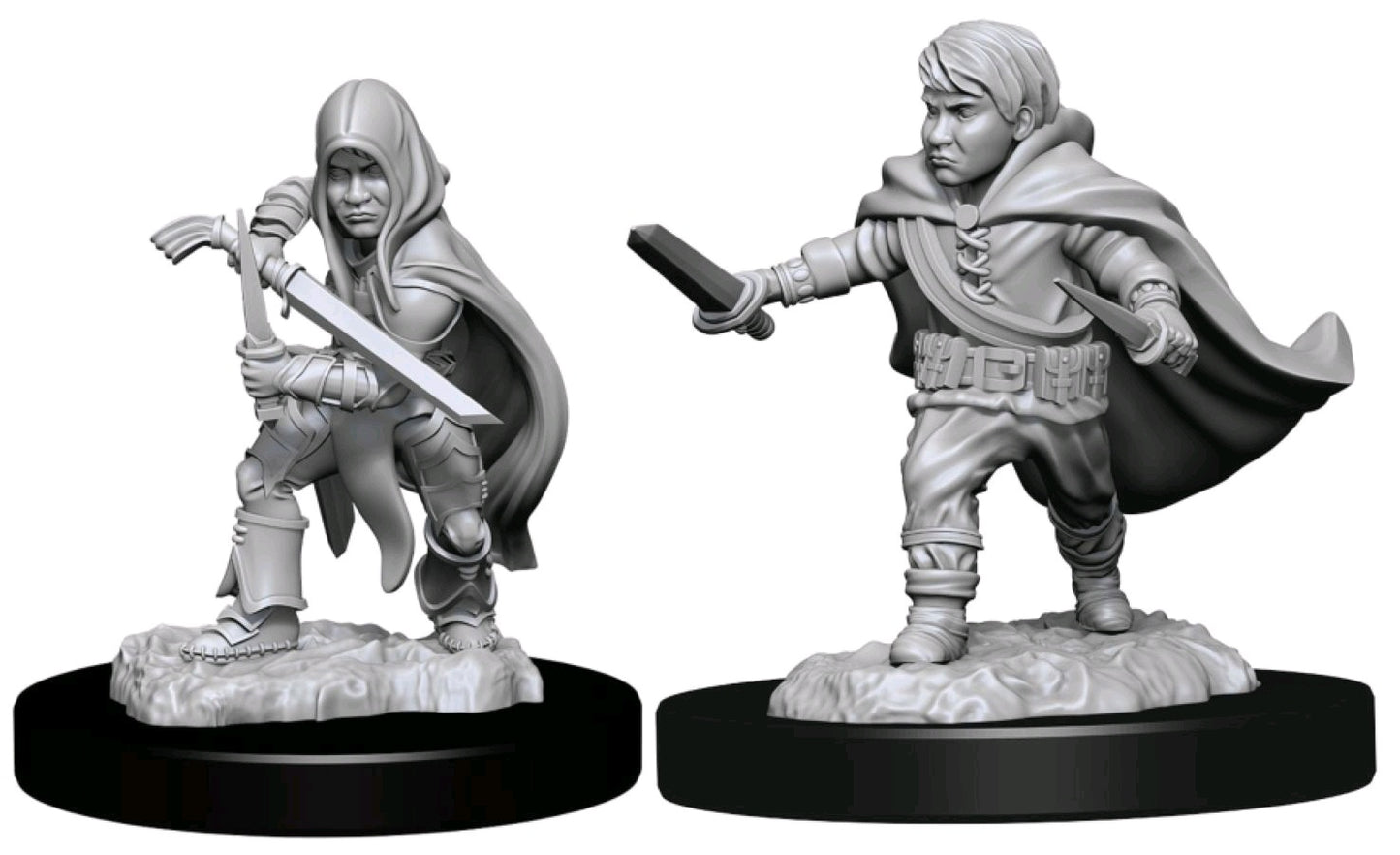 DUNGEONS & DRAGONS NOLZUR'S MARVELOUS UNPAINTED MINI: HALFLING ROGUE #3 (MALE)