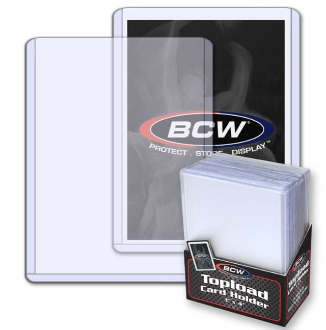 BCW 3 x 4 INCH TOPLOADER