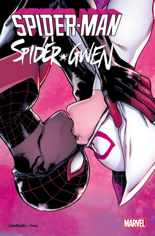 SPIDER-MAN SPIDER-GWEN SITTING IN TREE