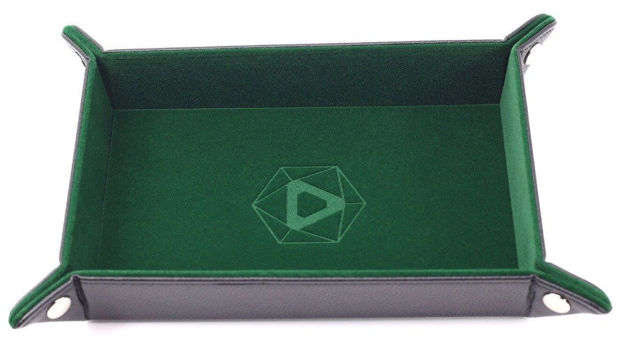 DIE HARD FOLDING RECTANGLE DICE TRAY - GREEN