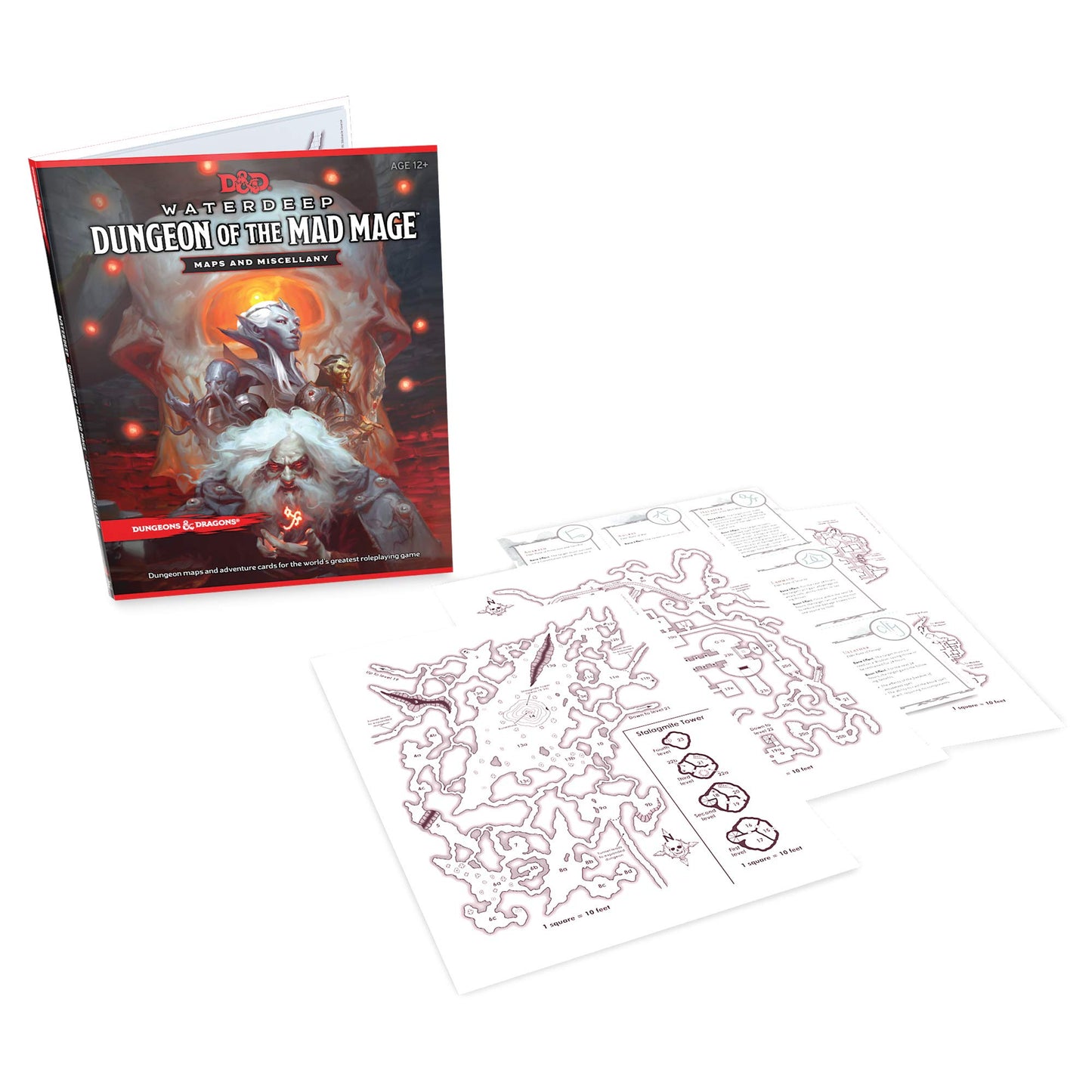 DUNGEONS & DRAGONS WATERDEEP DUNGEON OF THE MAD MAGE MAPS & MISCELLANY