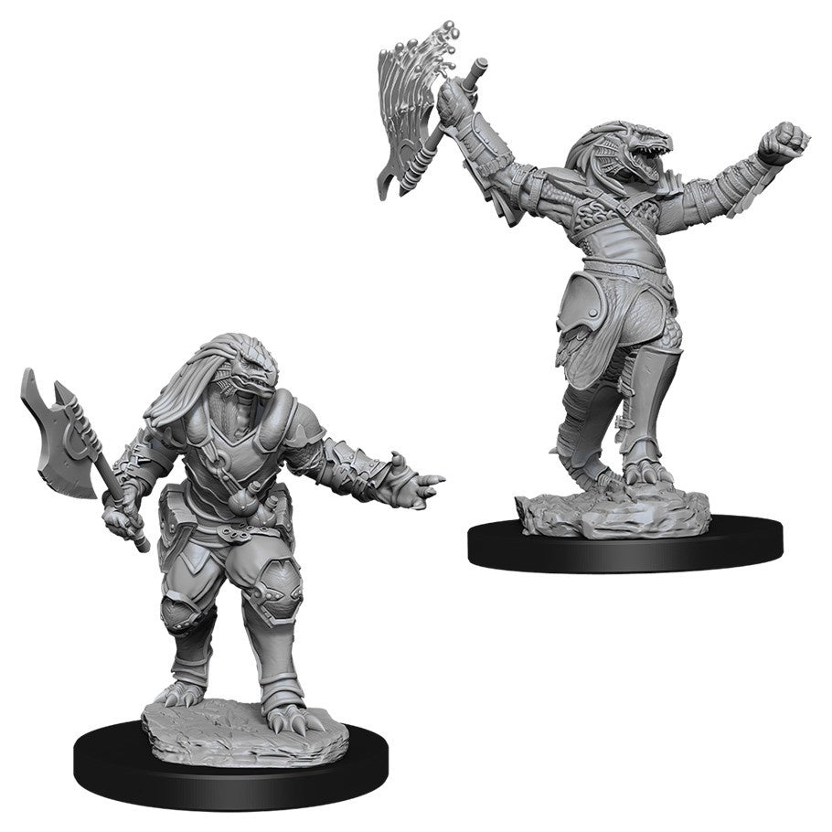 DUNGEONS & DRAGONS NOLZUR'S MARVELOUS UNPAINTED MINI: DRAGONBORN FIGHTER #2 (FEMALE)