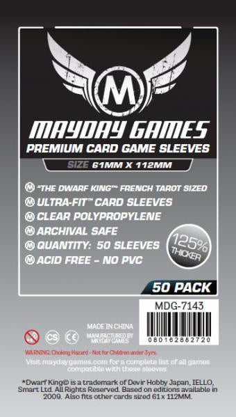 MAYDAY PREMIUM 50 PACK 61 X 112 MM CARD SLEEVES