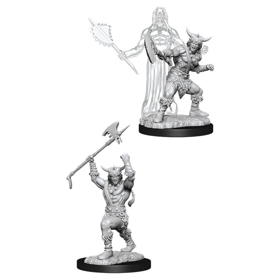 DUNGEONS & DRAGONS NOLZUR'S MARVELOUS UNPAINTED MINI: HUMAN BARBARIAN #2 (MALE)