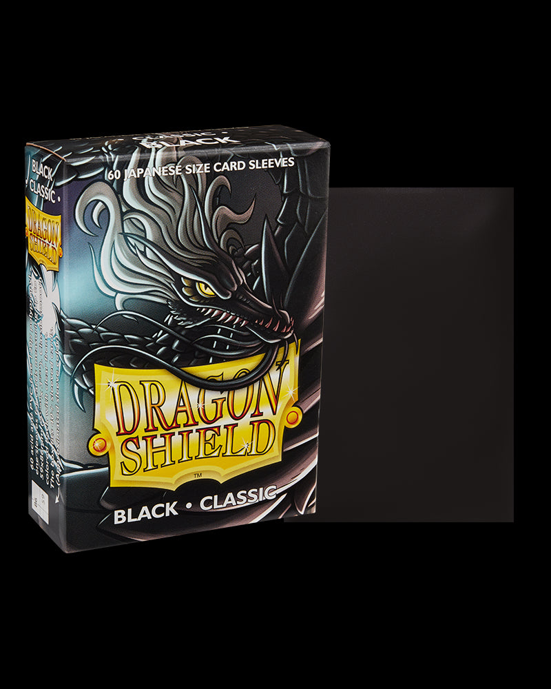 DRAGON SHIELD SMALL SLEEVES - BLACK CLASSIC