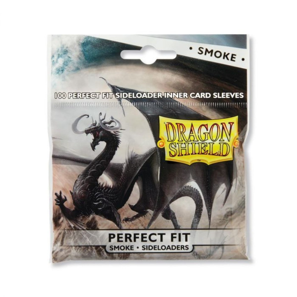 DRAGON SHIELD SLEEVES PERFECT FIT 100PK SMOKE - SIDELOADERS