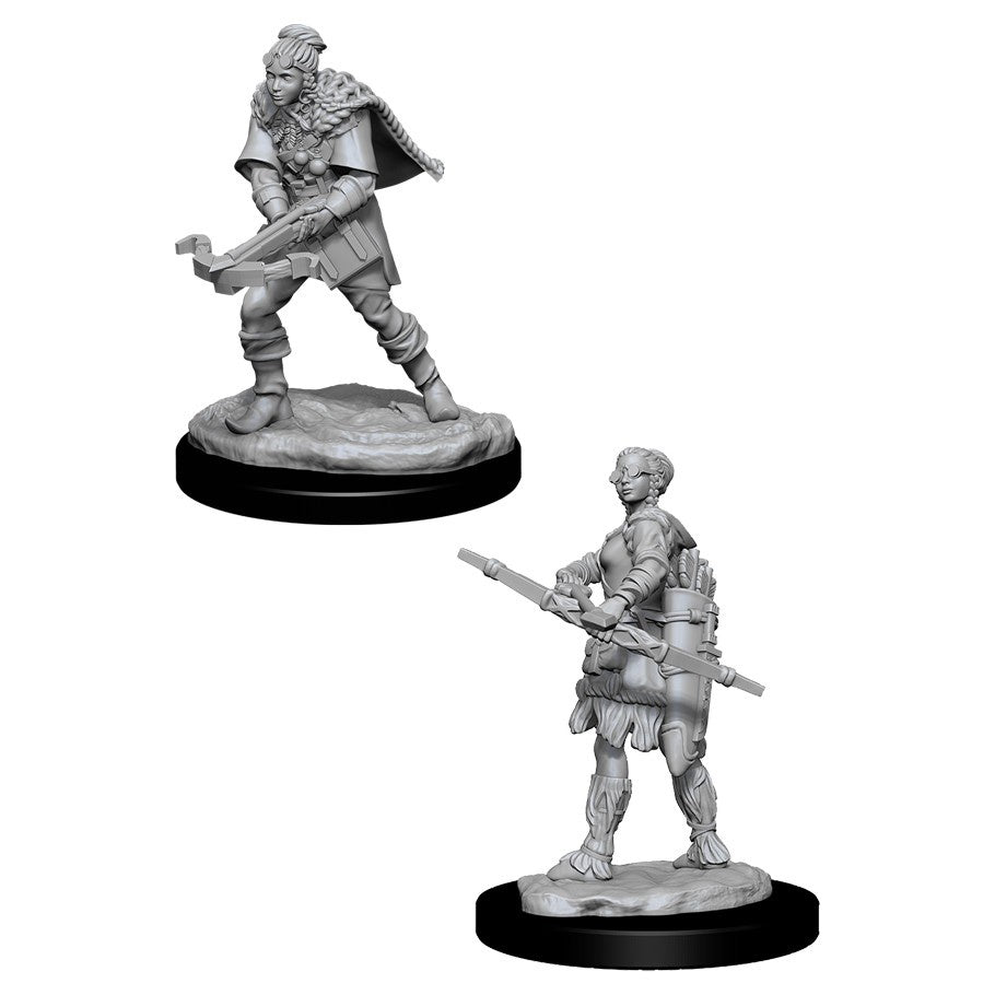 DUNGEONS & DRAGONS NOLZUR'S MARVELOUS UNPAINTED MINI: HUMAN RANGER #2 (FEMALE)