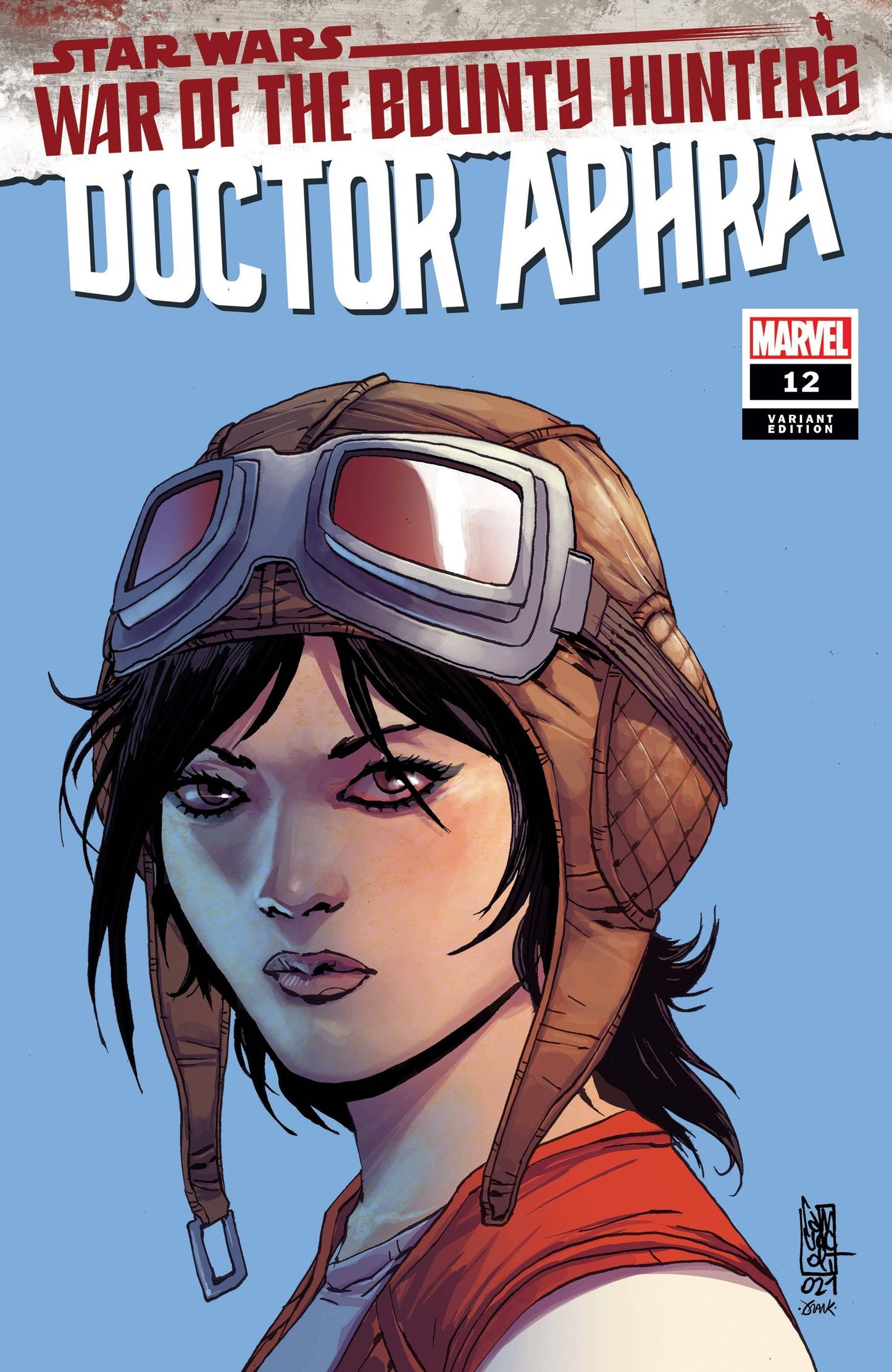 STAR WARS DOCTOR APHRA #12 CAMUNCOLI HEADSHOT VARIANT WOBH