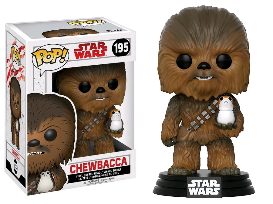 POP! STAR WARS: CHEWBACCA WITH PORG EP 8