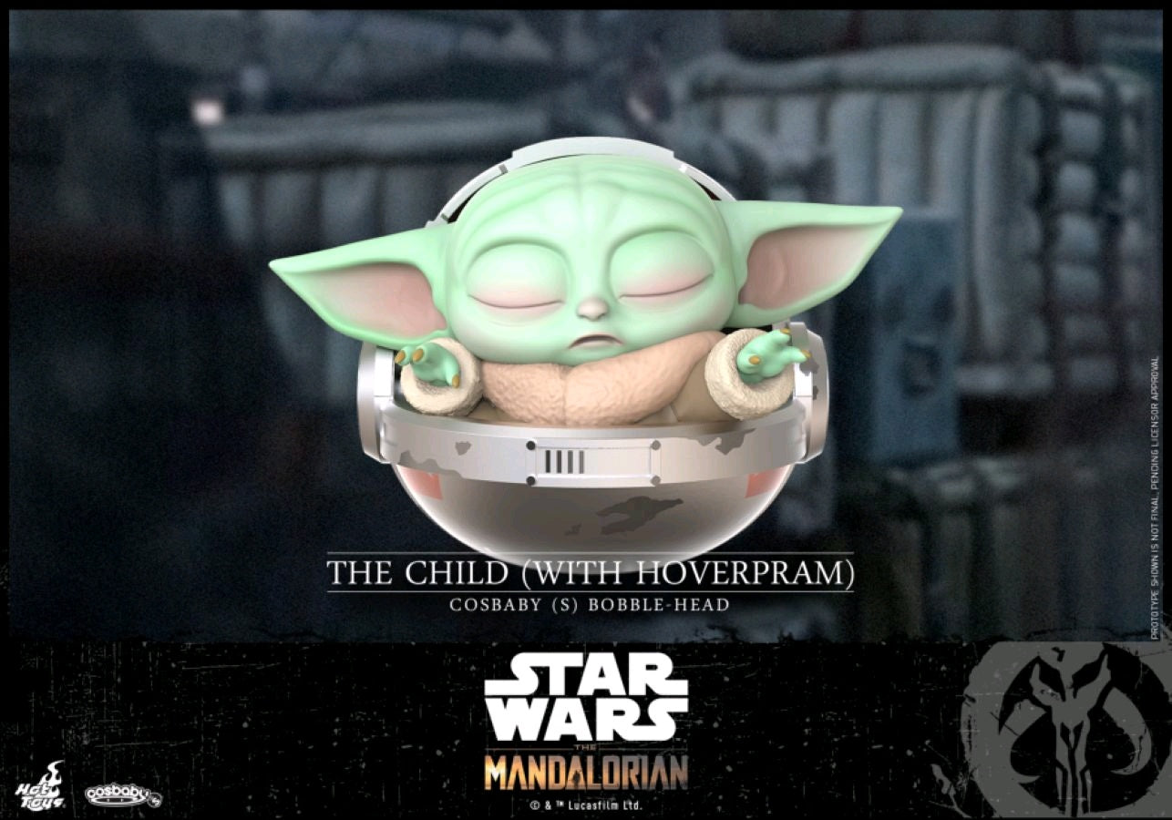 COSBABY: STAR WARS MANDALORIAN: CHILD IN HOVERPRAM