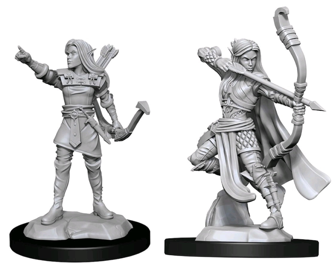 DUNGEONS & DRAGONS NOLZUR'S MARVELOUS UNPAINTED MINI: ELF RANGER (FEMALE) #2