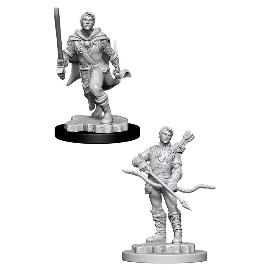 DUNGEONS & DRAGONS NOLZUR'S MARVELOUS UNPAINTED MINI: HUMAN RANGER #2 (MALE)