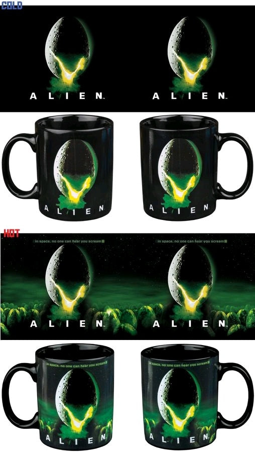 ALIEN EGG HEAT CHANGE MUG