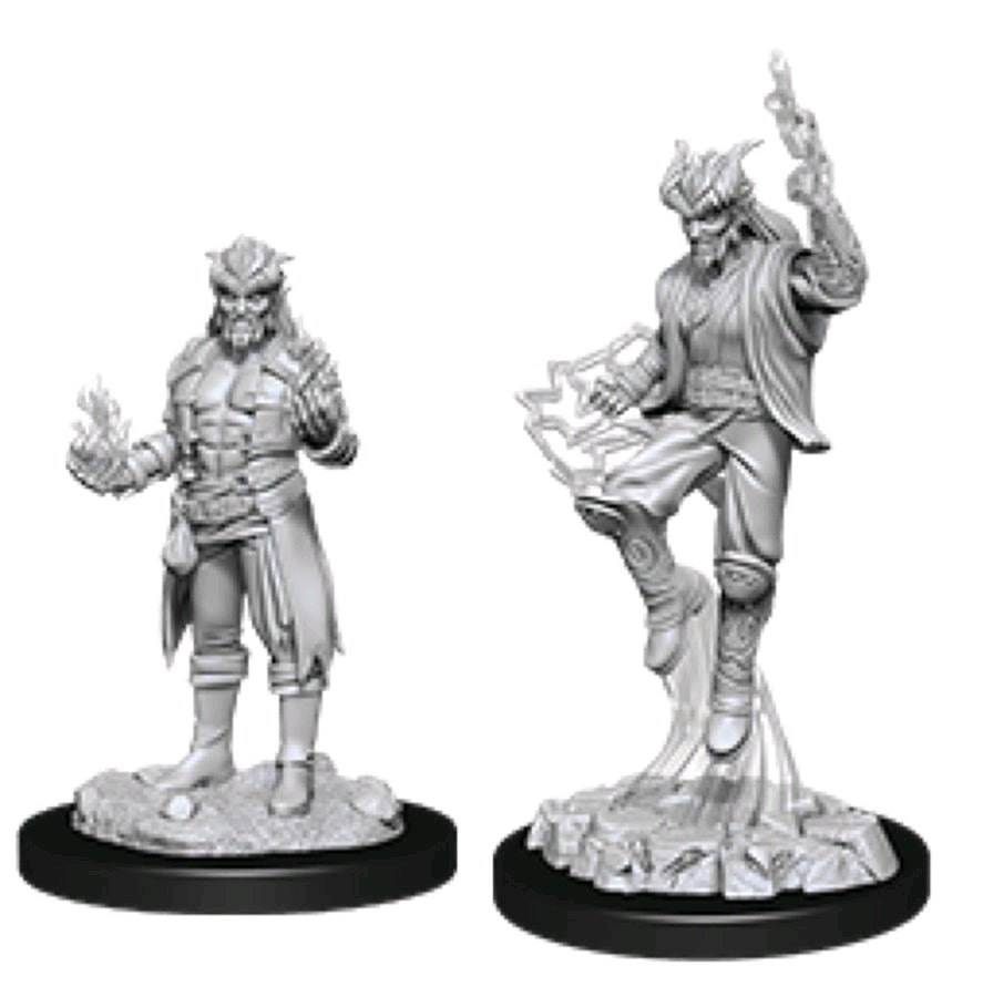 DUNGEONS & DRAGONS NOLZUR'S MARVELOUS UNPAINTED MINI: TIEFLING SORCERER (MALE) #2