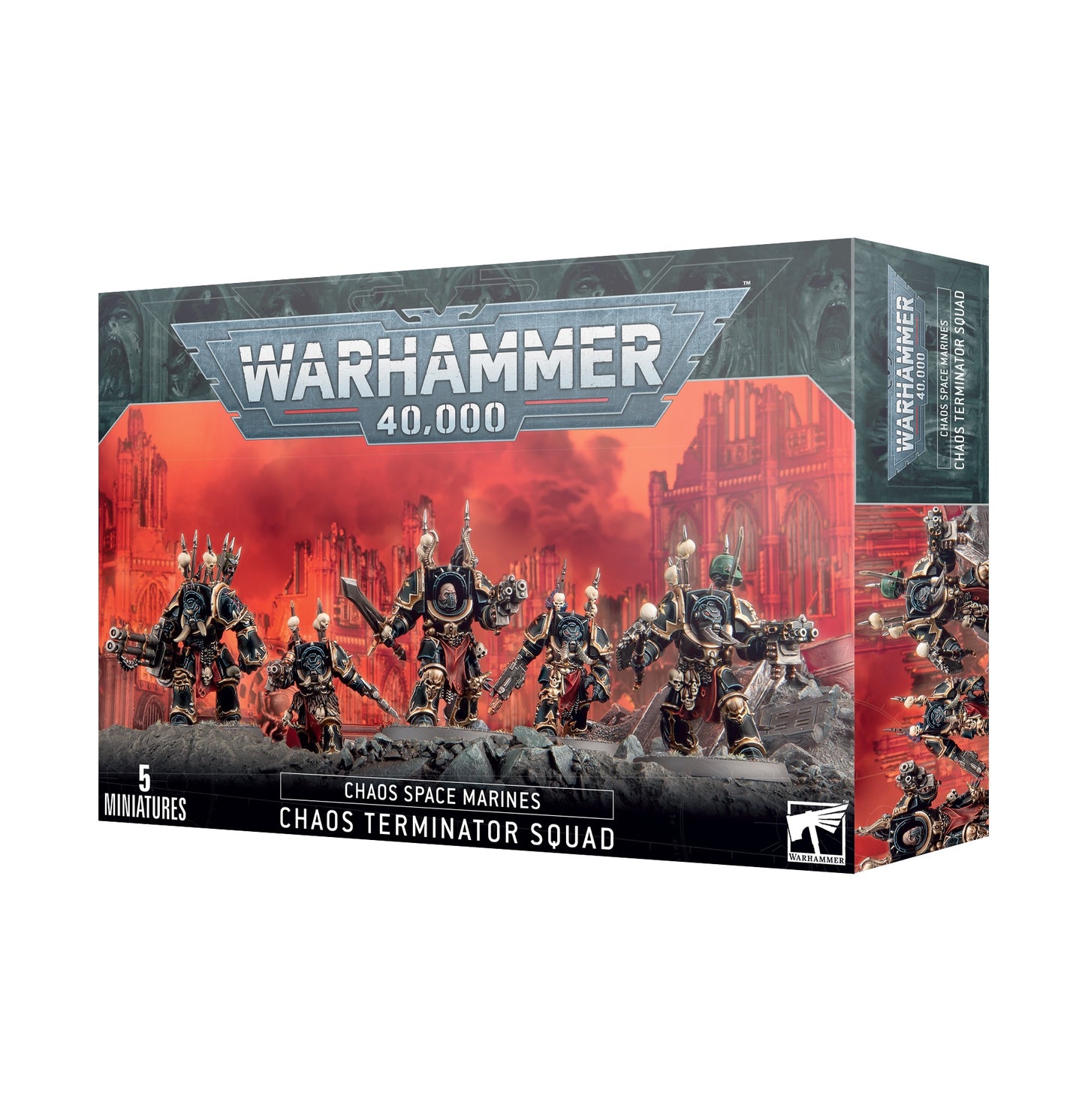 40K CHAOS SPACE MARINES TERMINATOR SQUAD