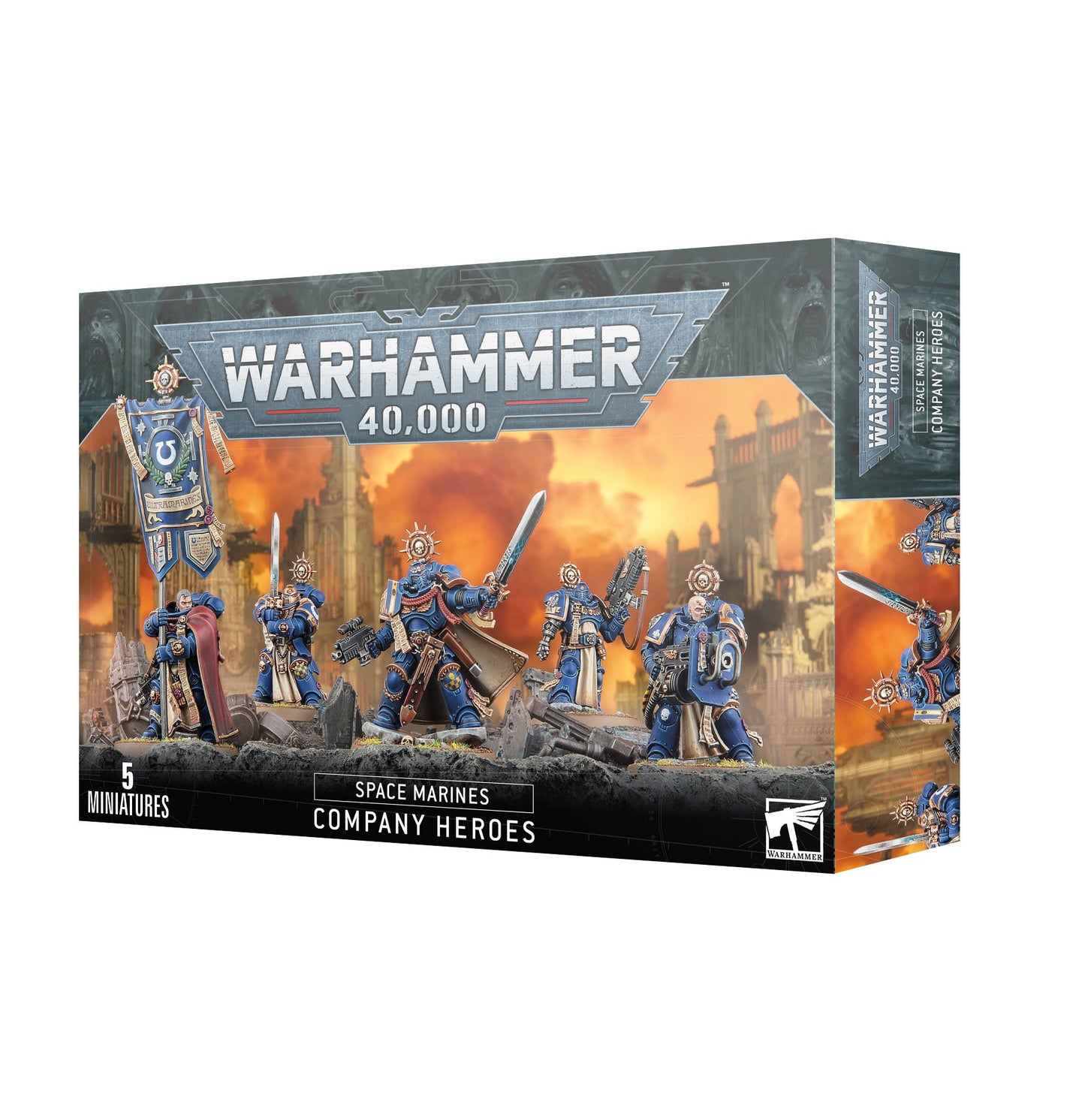 40K SPACE MARINES COMPANY HEROES
