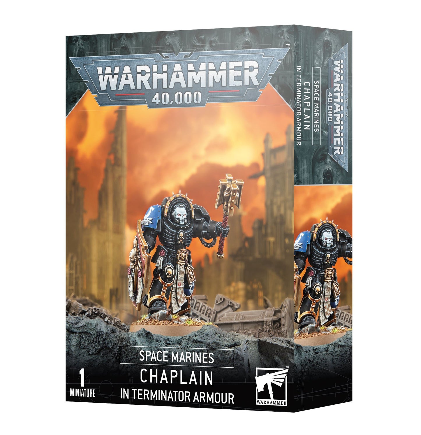 40K SPACE MARINES CHAPLAIN IN TERMINATOR ARMOUR