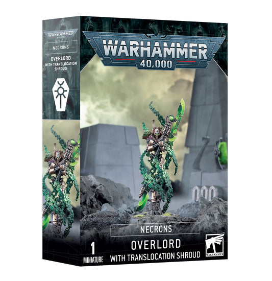 40K NECRONS OVERLORD WITH TRANSLOCATION SHROUD