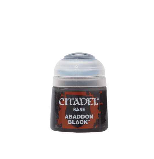 CITADEL BASE PAINT: ABADDON BLACK