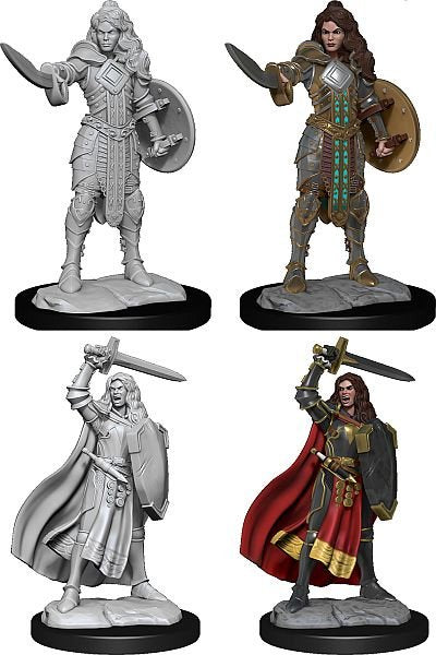 PATHFINDER BATTLES DEEP CUTS UNPAINTED MINI: HUMAN CHAMPION (FEMALE)