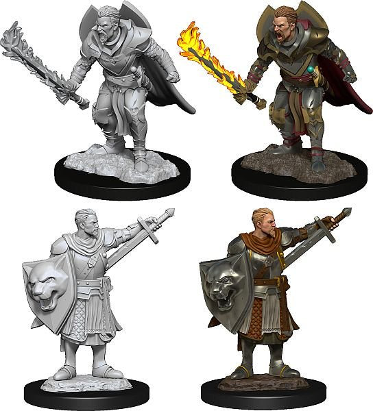 PATHFINDER BATTLES DEEP CUTS UNPAINTED MINI: HUMAN CHAMPION (MALE)