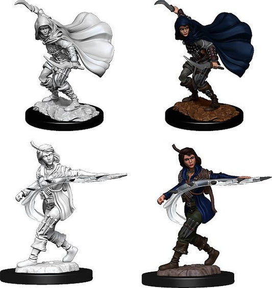 PATHFINDER BATTLES DEEP CUTS UNPAINTED MINI: HUMAN ROGUE (FEMALE) #2