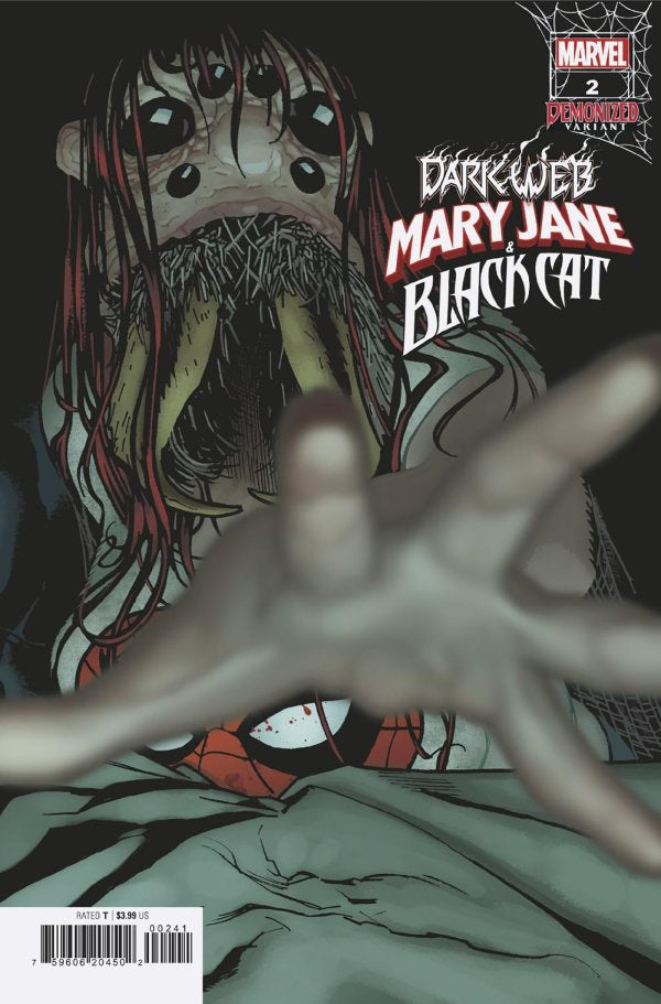 MARY JANE & BLACK CAT #2 HUGHES DEMONIZED VARIANT DWB