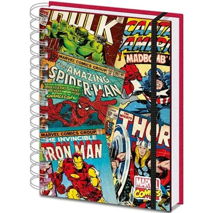 MARVEL COMICS MONTAGE SPIRAL NOTEBOOK