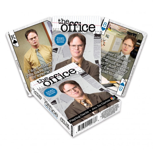 THE OFFICE DWIGHT SCHRUTE QUOTES PLAYING CARDS