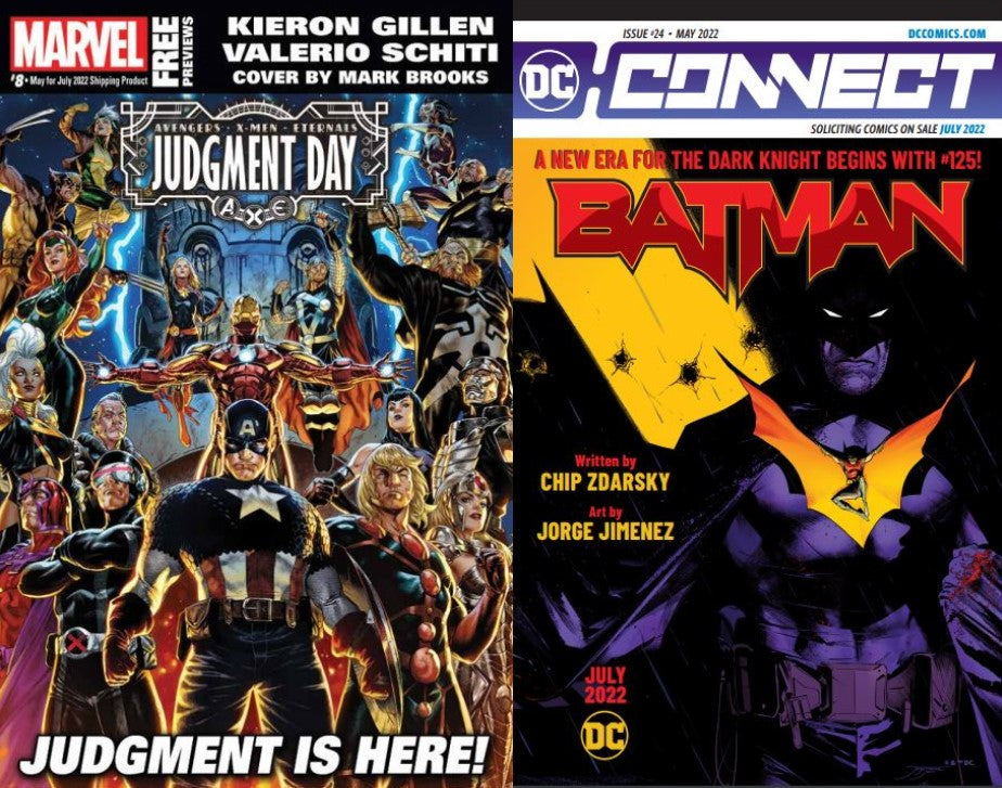 JULY 2022 COMIC PREORDER CATALOGUES