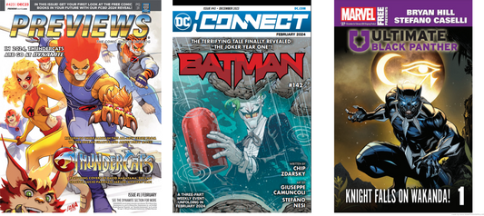 FEBRUARY 2024 COMIC PREORDER CATALOGUES