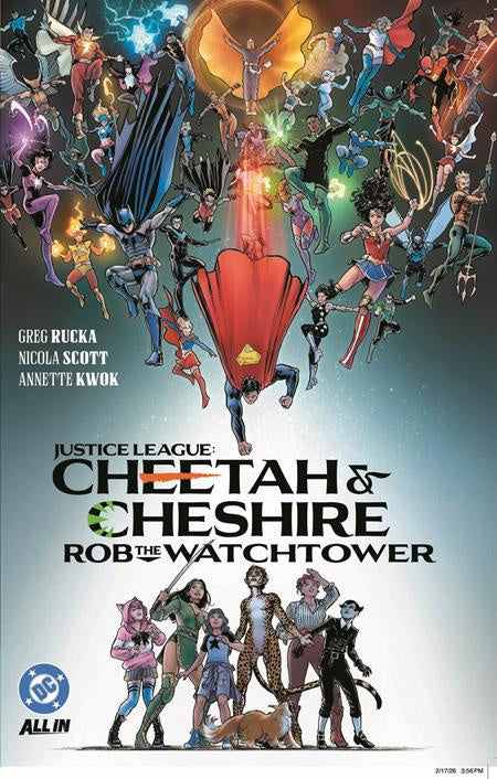 JUSTICE LEAGUE CHEETAH AND CHESHIRE ROB THE WATCHTOWER