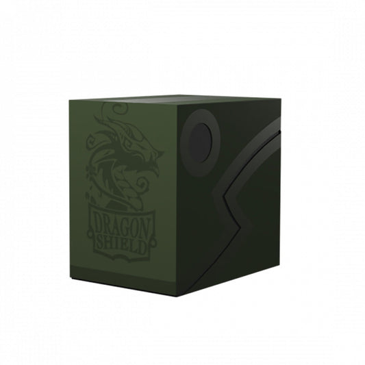 DRAGON SHIELD DOUBLE SHELL DECK BOX - FOREST GREEN